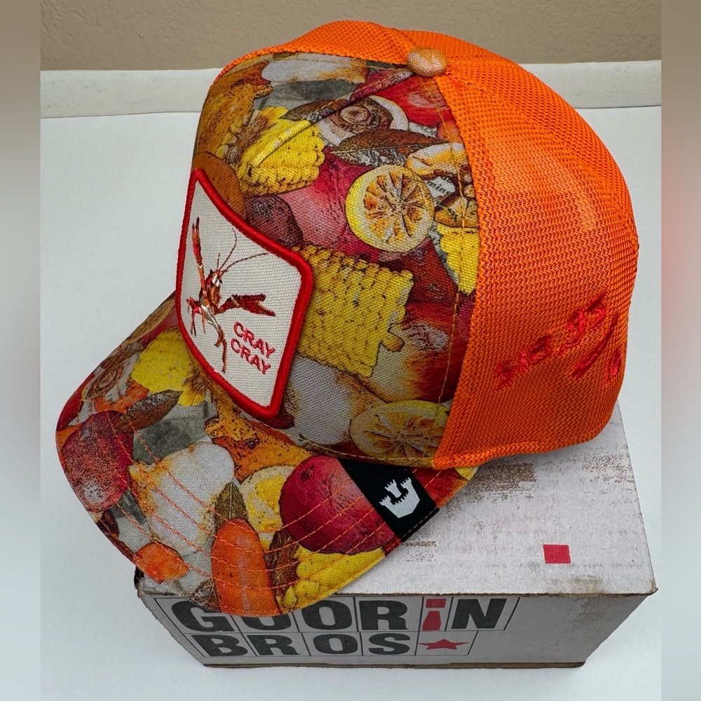 Goorin Bros "Old Bay Area" 🦞 Cray Cray🦞 SnapBack Trucker Hat. New in Box - Picture 6 of 13